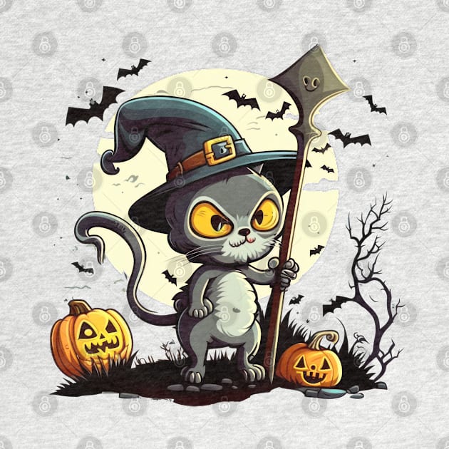 Watch out! This Halloween, this cat's got some tricks up its sleeve by Pixel Poetry